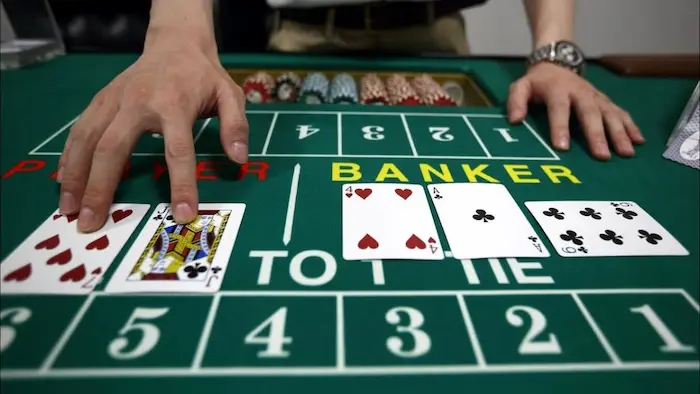 Rules and special language in baccarat